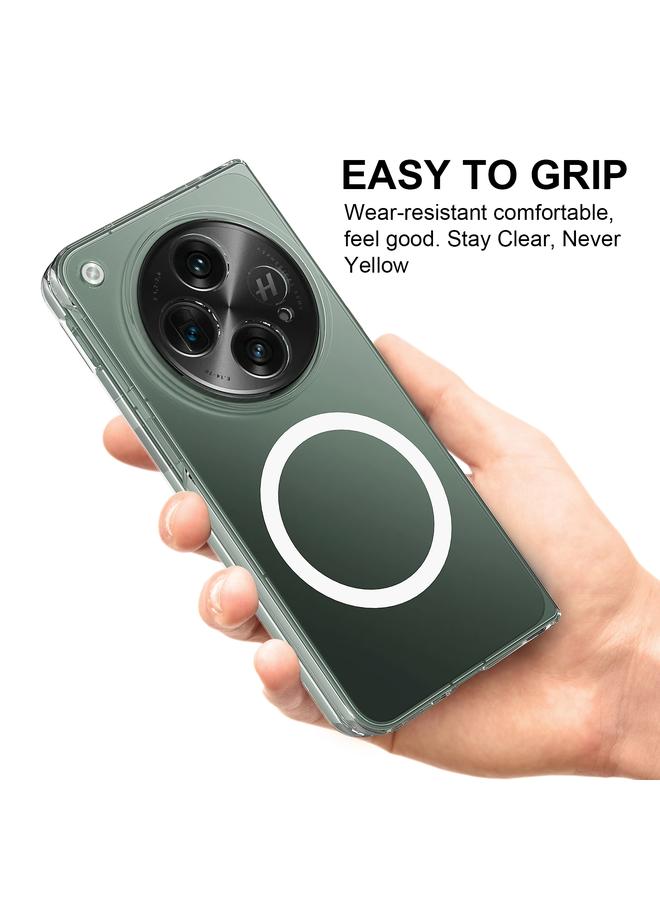 S-TOP Case For OnePlus Open Scratchproof PC Transparent MagSafe Phone Case - Image 4