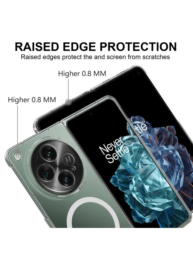 S-TOP Case For OnePlus Open Scratchproof PC Transparent MagSafe Phone Case - Image 5