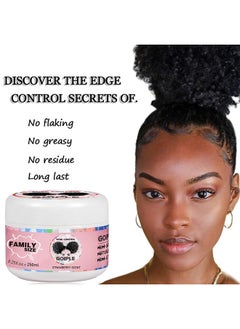 Goiple 8.25 Oz Edge Control Wax For Women, Non-Greasy Edge Smoother, Hair Gel For All Hair Types, No Flaking, Extra Strong Hold Water-Based Edge Stay Gel  - Image 2