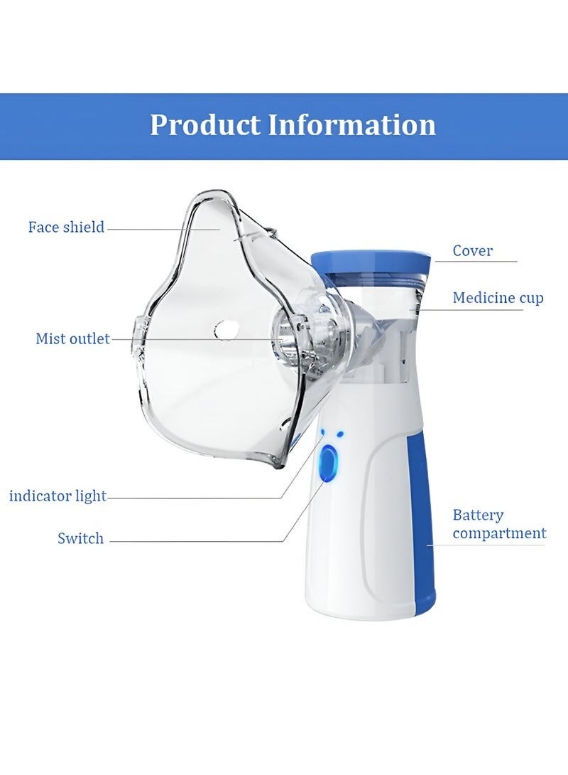 Generic Nebulizer Portable Mini Vaporizers Handheld Medical Atomizer for Adults Children Outdoor Travel Ultrasonic Nebulizer Steam Inhaler  - Image 3
