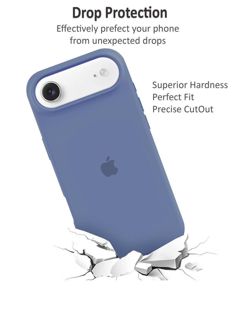 Waldic Apple iPhone 17 Air Premium Case | Premium Silicone Case Cover Designed for Apple iPhone 17 Air | Apple iPhone 17 Air Case Camera and Drop Protection Thin Protective Back Cover Case for Apple iPhone 17 Air - Winter Blue - Image 3