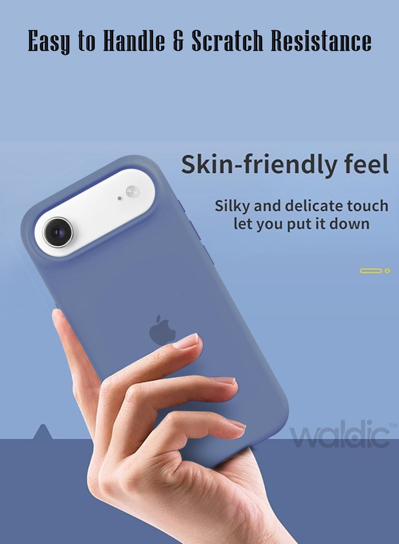 Waldic Apple iPhone 17 Air Premium Case | Premium Silicone Case Cover Designed for Apple iPhone 17 Air | Apple iPhone 17 Air Case Camera and Drop Protection Thin Protective Back Cover Case for Apple iPhone 17 Air - Winter Blue - Image 4