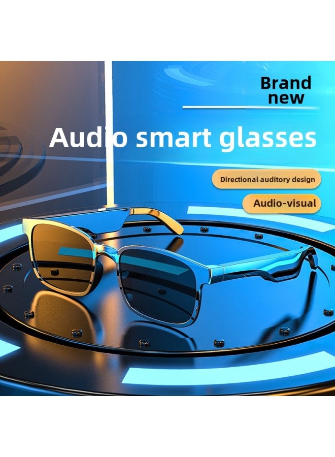 نظارات شمسية ذكية جديدة عابرة للحدود بتقنية سوداء يمكنها التحدث بالموسيقى ونظارات بلوتوث ونظارات صوتية جيري-اللون: أسود - Image 2
