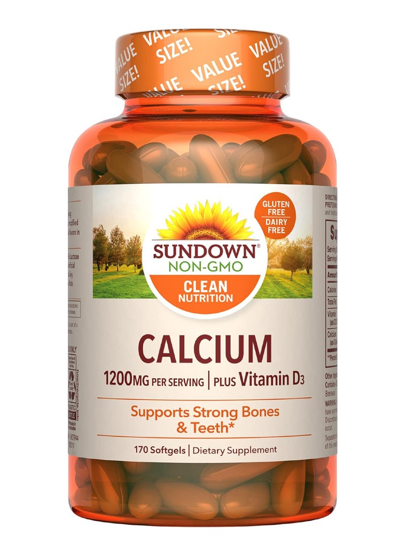 Calcium 1200 Mg Plus Vitamin D3 Supports Bone Teeth And Immune Health 170 Softgels - pzsku/Z4BB3061F808880B12A50Z/45/_/1718885728/f885adb0-ef1c-4a59-b499-f6968f28be8d