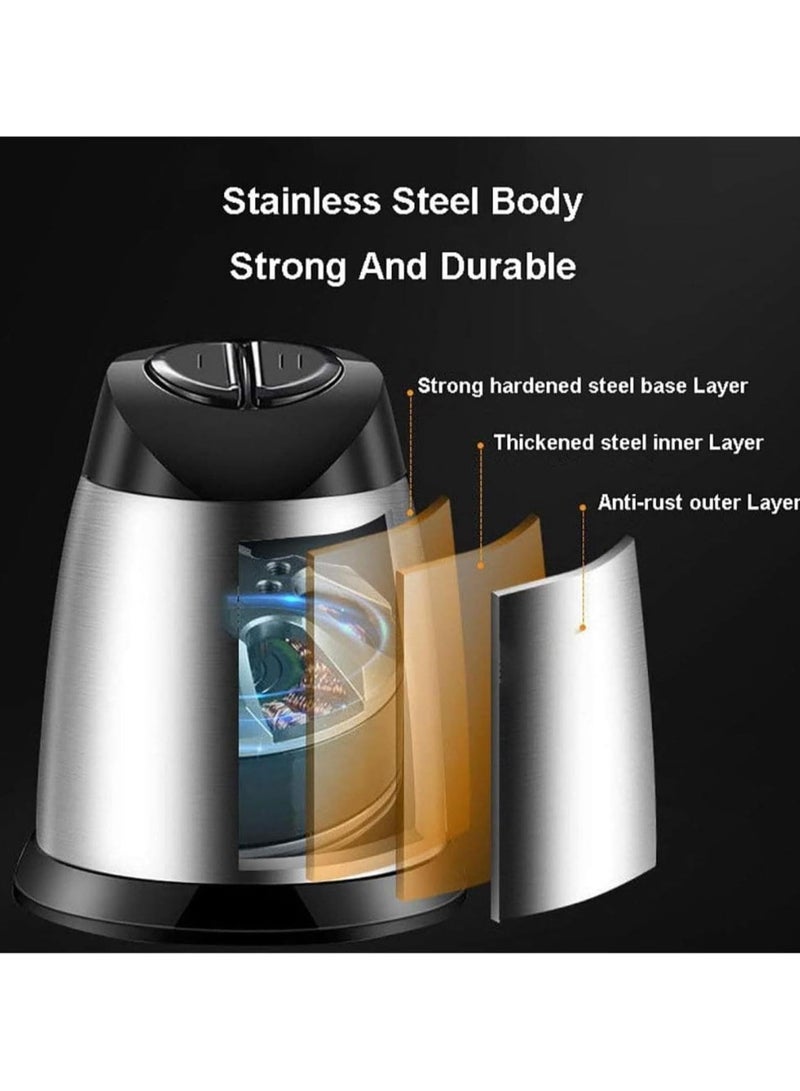 ريفورا مفرمة طعام كهربائية متعددة الوظائف مع وعاء من الفولاذ المقاوم للصدأ وشفرات عالية السرعة - Image 2