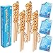 Atlasonix Giant Bubble Wand Big Bubble Wand Huge Rope 4 Pack Giant Bubble Wooden Wands 384 Ounces Bubble Mix Concentrate Refill Party Outdoor Summer Toys Activities for Kids Boys and Girls Kit - Image 2