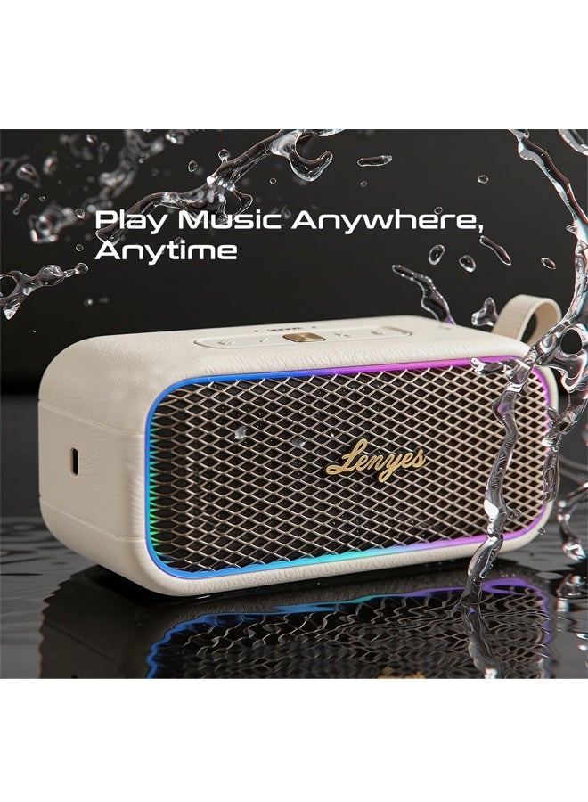 Lenyes S891 Bluetooth Speaker | RGB Dynamic Lighting | IP66 Waterproof | Bluetooth 5.3 | Battery Display | OTG/Wireless Mode | Lenyes Audio App Connectivity | - Image 3
