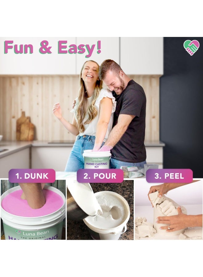 Bukela Hand Casting Kit – The Original Hand Mold Kit for Couples – Christmas Gifts for Women, Bridal Shower, Wedding, Engagement Gifts Her Him Anniversary Men Mom Wife Husband Boyfriend Girlfriend - Image 4