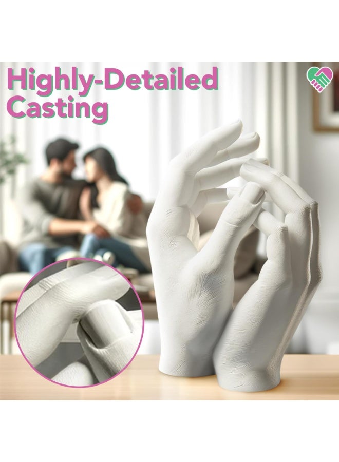 Bukela Hand Casting Kit – The Original Hand Mold Kit for Couples – Christmas Gifts for Women, Bridal Shower, Wedding, Engagement Gifts Her Him Anniversary Men Mom Wife Husband Boyfriend Girlfriend - Image 2