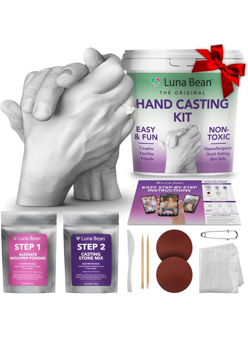 Bukela Hand Casting Kit – The Original Hand Mold Kit for Couples – Christmas Gifts for Women, Bridal Shower, Wedding, Engagement Gifts Her Him Anniversary Men Mom Wife Husband Boyfriend Girlfriend - Image 1