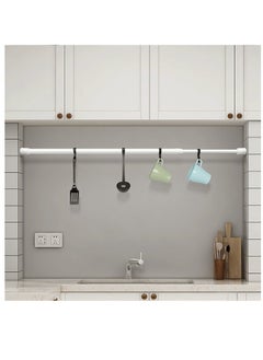 Bluelans Adjustable Bathroom Shower Curtain Rod White 110-200 cm  - Image 2