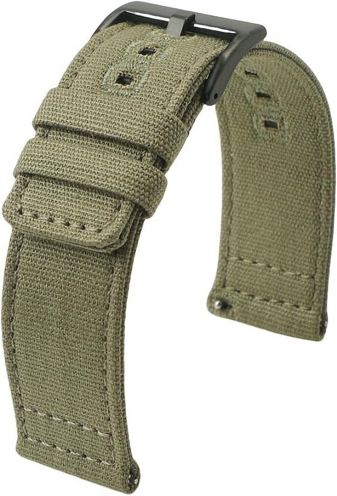 Globally trusted affordable quality Quick Release Nylon Canvas Watch Strap 18mm 19mm 20mm 22mm Bracelet Brushed Buckle Watchbands for Smartwatch Aaccessories(Army Green bk Buckle,19mm) Odor resistant Ready order processing Precision processed material Modern practical shape Cross-location transit friendly build Gulf approved global quality Multi-purpose fine material Longevity upgraded craftsmanship Post-order arranged dispatch Long term heavy use compatible Treated anti-rust metal Safe material Fault optimized construction Global production standard crafted Low dust buildup Practical build Season change compatible build Liquid tight joint Gulf user preference oriented build Quick assemble Leakproof sealed Condition adaptive build Gulf climate upgraded quality Market multi-use trusted quality - Image 1