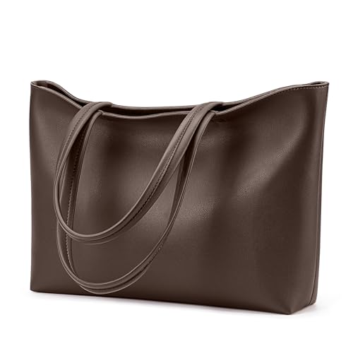 KALIDI FANCY FOREST KALIDI Tote Bag Zipper Shoulder Bag Faux Leather Purses Satchel for Women Casual Handbag Work Dating College - Image 1