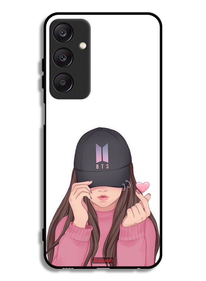 Tolwak Samsung Galaxy A25 5G Protective Case Cover Girl Making Snap - Image 1