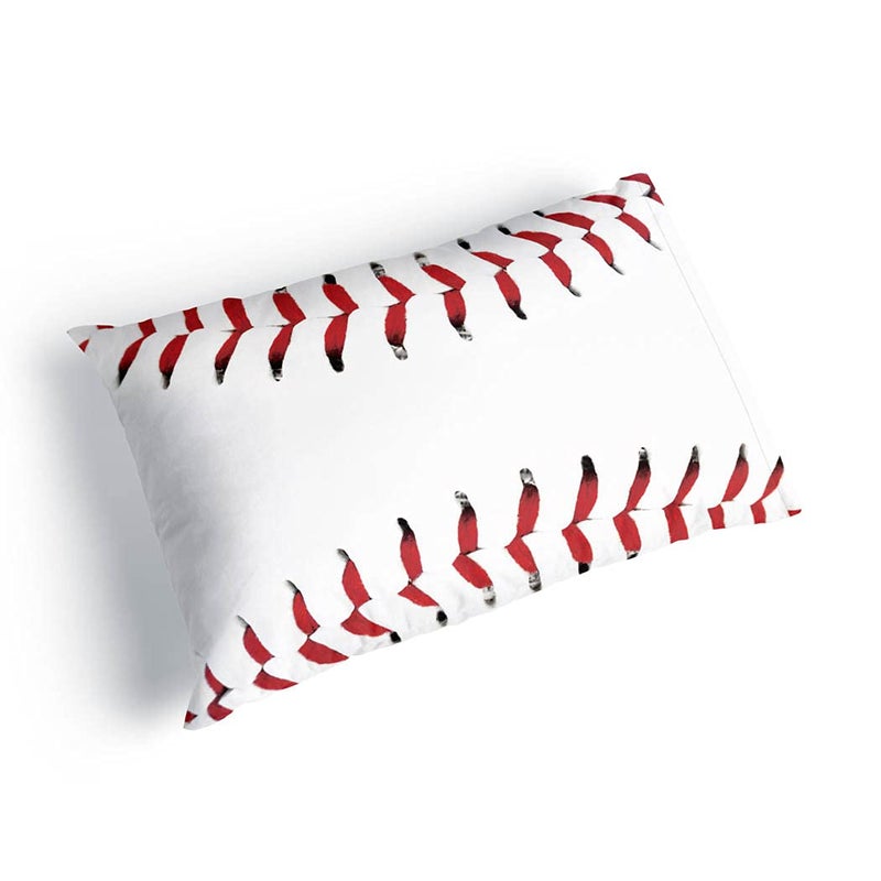 ChalkTalkSPORTS - Baseball Stitches Pillowcase | Baseball Pillowcase Home Decor - Image 2
