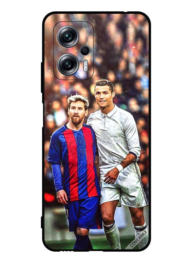 Covernex Protective Case Cover For Xiaomi Redmi Note 11T Pro Messi & Ronaldo  - Image 1