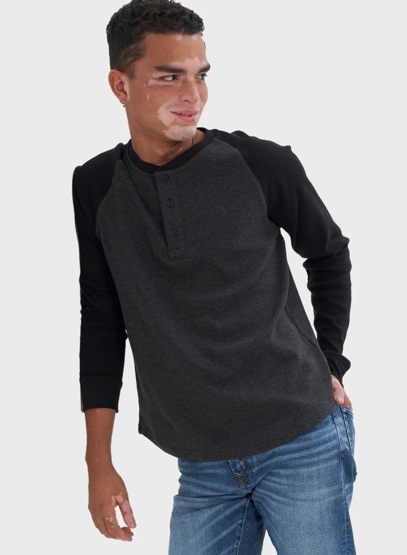 American Eagle Knitted Crew Neck Sweater