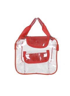 Large Size Crystal Clear Plastic Cosmetic Bags Travel Pvc Vinyl Toiletry Bag Zipper Large Transparent Waterproof Makeup Case Organizer Bag (Red) - pzsku/Z4BB3854EF83E3FA424EBZ/45/_/1721719202/150845e7-7b9a-4fad-bbbf-e2b23bf1fa71