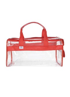 Large Size Crystal Clear Plastic Cosmetic Bags Travel Pvc Vinyl Toiletry Bag Zipper Large Transparent Waterproof Makeup Case Organizer Bag (Red) - pzsku/Z4BB3854EF83E3FA424EBZ/45/_/1721719291/2c81a031-e9db-4a7c-906c-ec77babef7e7