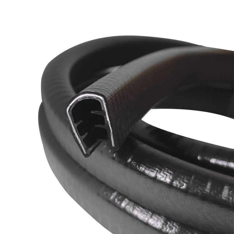 SYOAUTO Large Edge Trim Fits Edge 14 inch 30 Feet 9 Meter Black Rubber Edge Boat Trim Molding