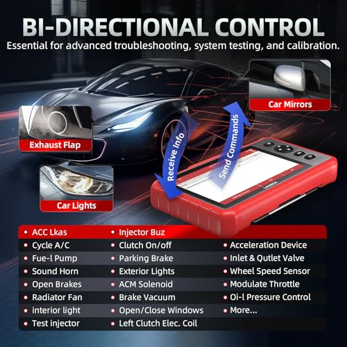 LAUNCH OBD2 Scanner CRP919X Lite, Active Tests & 32+ Reset Services Bidirectional Scan Tool, 2025 New with 2-Year Free Update, OE-Level Full System Scan Tool, ABS Bleeding, BMS/Oil Reset, Auto VIN - Image 4