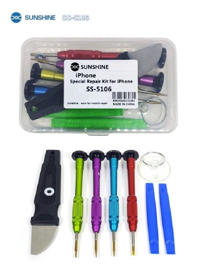 Sunshine SS-5106 Professional Screwdriver Set For Iphone - pzsku/Z4BB39EE4E707CBFCF1D6Z/45/_/1683054269/8d9e7eb1-9709-41e2-b5a1-45911e18bf49