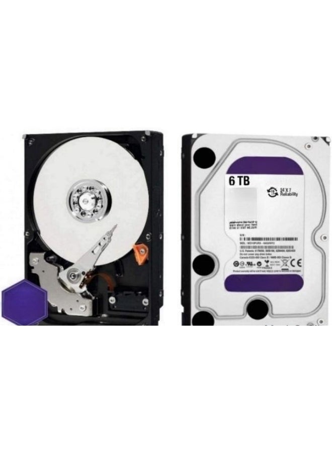 6TB 3.5 Inch SATA Internal Hard Drive for Desktop Computers and Surveillance Storage Systems, High-Capacity HDD for Continuous Recording - Image 2