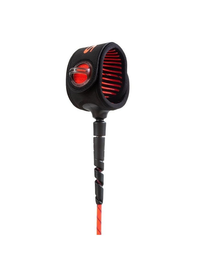 FCS Freedom Helix All Round Surf Leash (Red 6') - Image 1