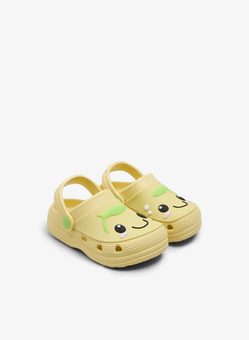 ماتلان Kids Yellow Lemon Clogs