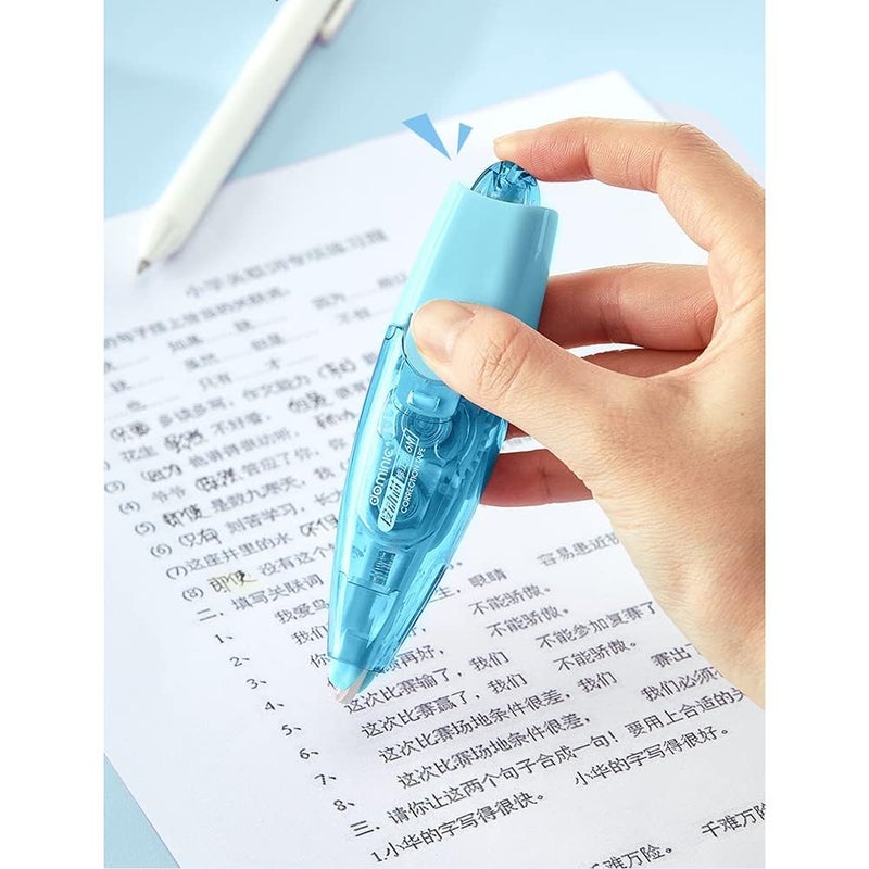 CHEENNY Correction Tape - Correction Tape 6 Meter X 5 MM for Journal, Correction Pen, Whitener for Correction, Stationery Items for School & Office,Correction Pen Tape (Multicolor) (Design-6) - Image 2