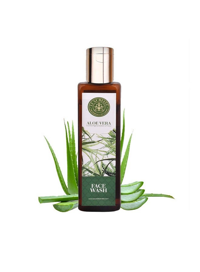 LUXURIATE Aloe Vera Face Wash | Cleanser for Hydrating for Men and Women | for All Skin Types | No Chemicals - 100 ml - Image 1