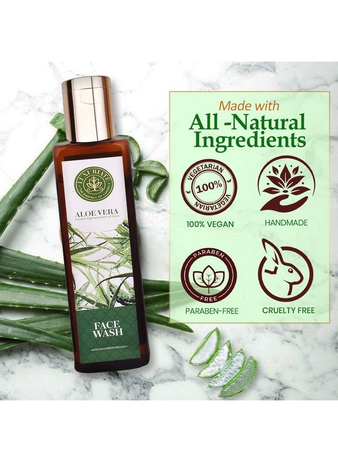 LUXURIATE Aloe Vera Face Wash | Cleanser for Hydrating for Men and Women | for All Skin Types | No Chemicals - 100 ml - Image 4