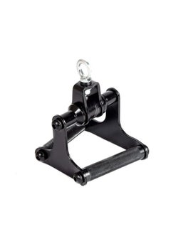 Black LAT Pull Down Cable Machine Attachment - Cable Machine Accessories for Home Gym with Multi Option: V-Handle, Tricep Rope, V-Shaped Bar, Curl Bar and Rotating Bar