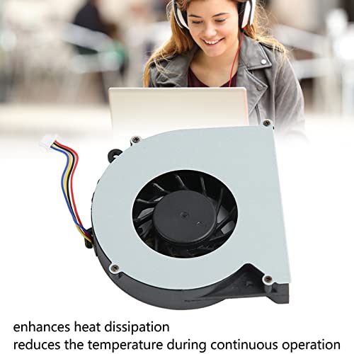 Zunate Laptop CPU Cooling Fan, DC 5V 0.5A Replacement CPU Cooling Fan for Probook 4530S 4535S 6460B 8460P Laptops Notebooks - Image 2