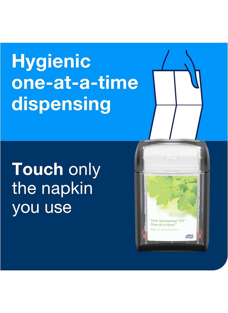 Tork Tork Xpressnap Fit White Dispenser Napkin N14 2ply 36 packs x 120 napkins DX800  - Image 5