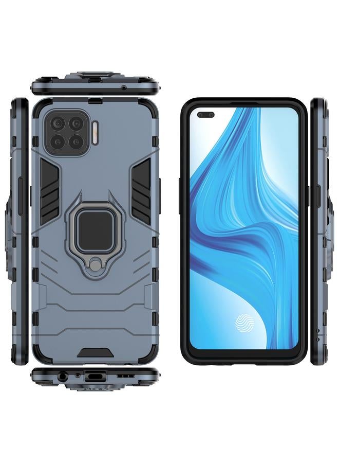 اس-توب جراب لهاتف OPPO F17 Pro PC + جراب واقٍ مقاوم للصدمات من مادة TPU مع حامل حلقي مغناطيسي - Image 5