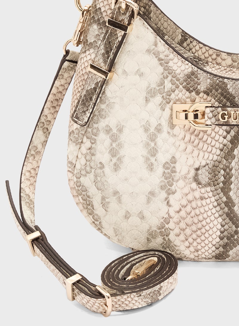 GUESS LEFIA SMALL SATCHEL  - Image 5