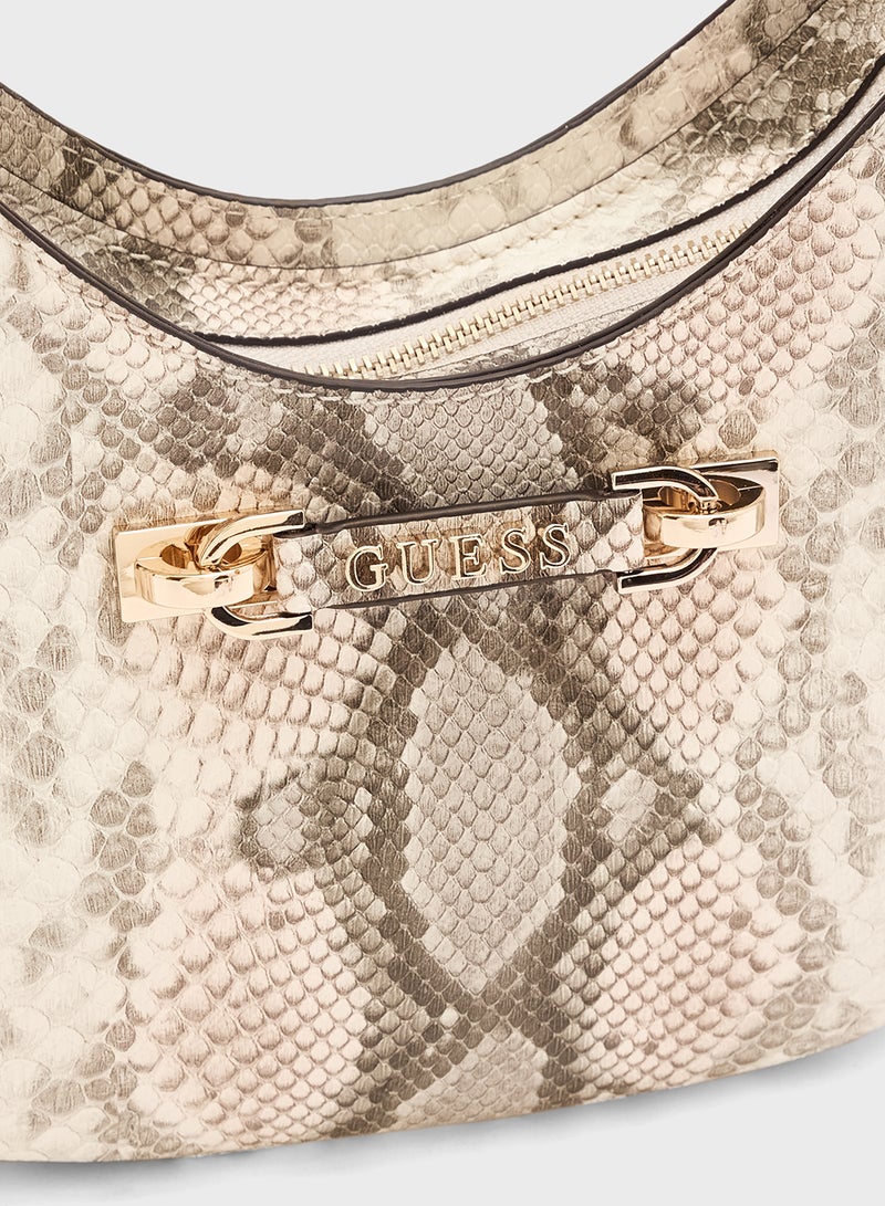 GUESS LEFIA SMALL SATCHEL  - Image 4