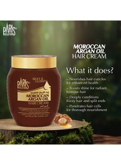 Paris Collection Moroccan Argan Oil Hair Cream Unisex 475ml  - Image 2