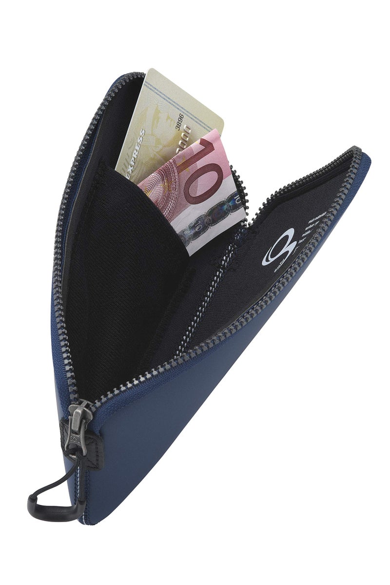 OneJoy Neoprene Phone Pouch, Lightweight Protective Cellphone Sleeve with Large Zipper Opening, Inner Pocket, Thermal Insulated, Durable Cell Phone Carrier for iPhone & Smartphones [ Navy ] - Image 4