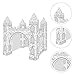 EXCEART 1 Set Colorizing 3D Castle Paper Fairy Tale Castle Paintable Cardboard Castle Kids Art Craft Supplies for Indoor Outdoor Fun - Image 4