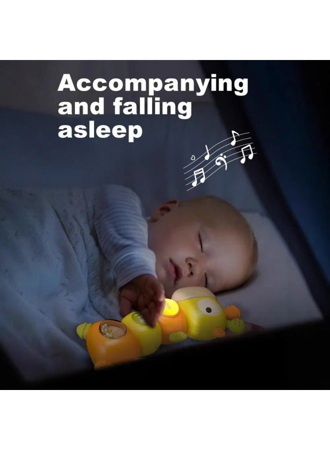 general Rattle teether 0-1 year old baby holding doll giraffe music light early education educational baby toy - Image 5