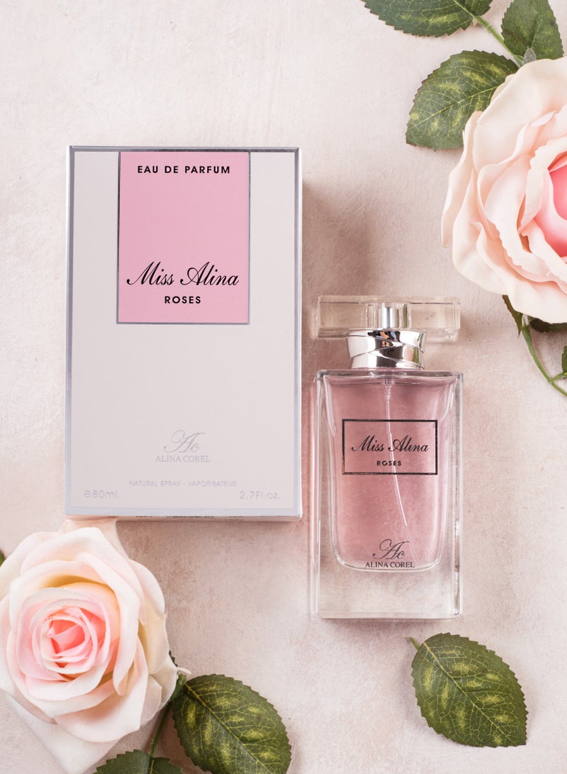 Alina Corel Miss alina roses For Women By Alina Corel  EDP 80ml - Image 1