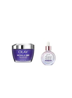 Olay Olay Retinol 24 Max Moisturizer (1.7 oz) Super Serum Night Repair (1.0 oz) 