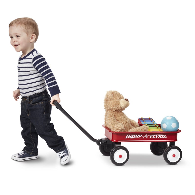 Radio Flyer Miniature Kids Wagon 16.5â€, Toy Wagon with Wheels, Rolling Cart for Toddlers & Kids, Indoor & Outdoor Play or Baby Shower Decoration, Ages 1.5+ - Image 4