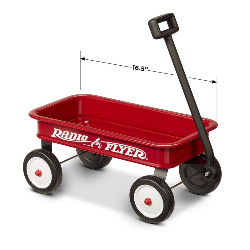 Radio Flyer Miniature Kids Wagon 16.5â€, Toy Wagon with Wheels, Rolling Cart for Toddlers & Kids, Indoor & Outdoor Play or Baby Shower Decoration, Ages 1.5+ - Image 3
