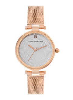 French Connection Women’s Analogue Quartz Stainless Steel Bracelet Watch FCN00070B  - Image 1