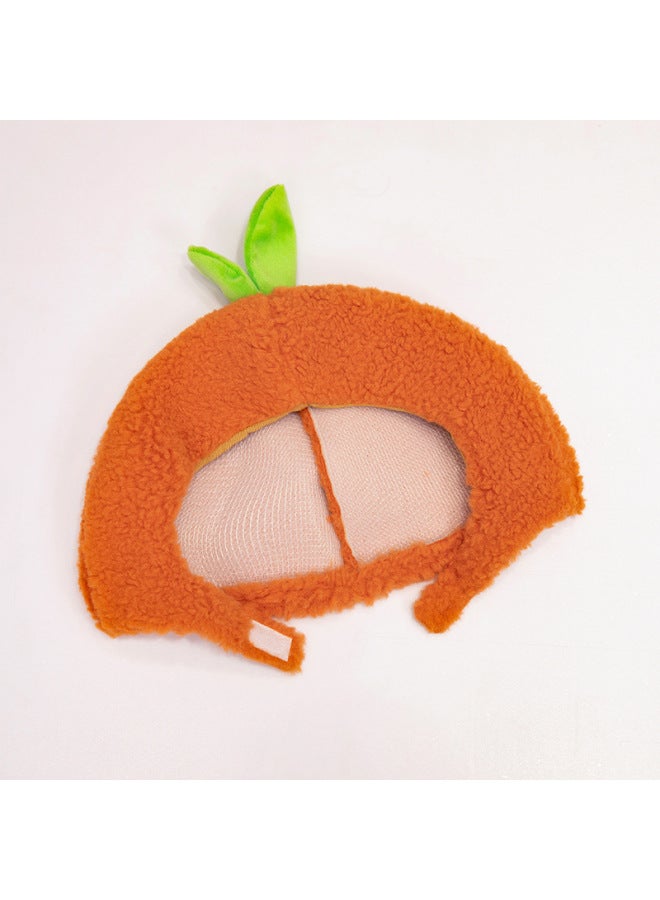 Kapibala Doll Plush Toy Capybara Doll-Specifications:orange Hat-Color:42cm  - Image 1