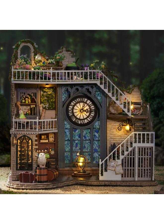 Bluejw Zhiqu House Diy Cabin Magic House European Retro Handmade Assembled Model Creative Ornaments Birthday For Boys And Girls - Image 1