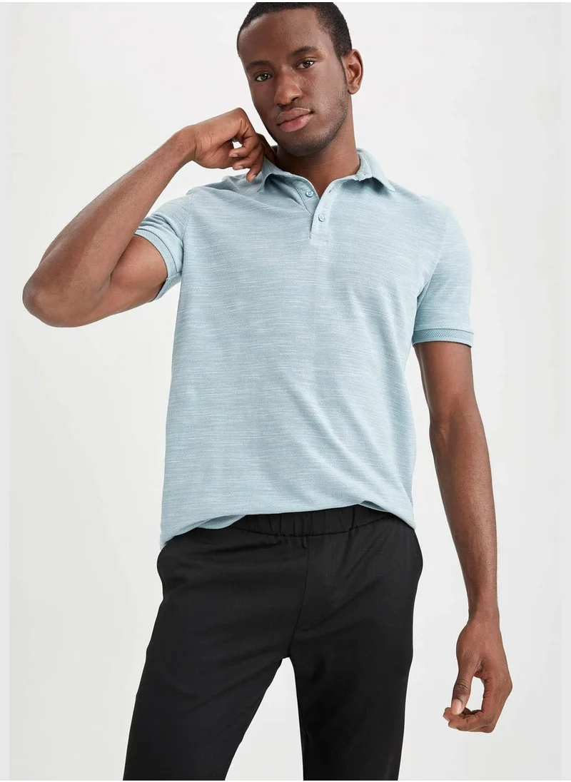 DeFacto Slim Fit Short Sleeve Polo Shirt